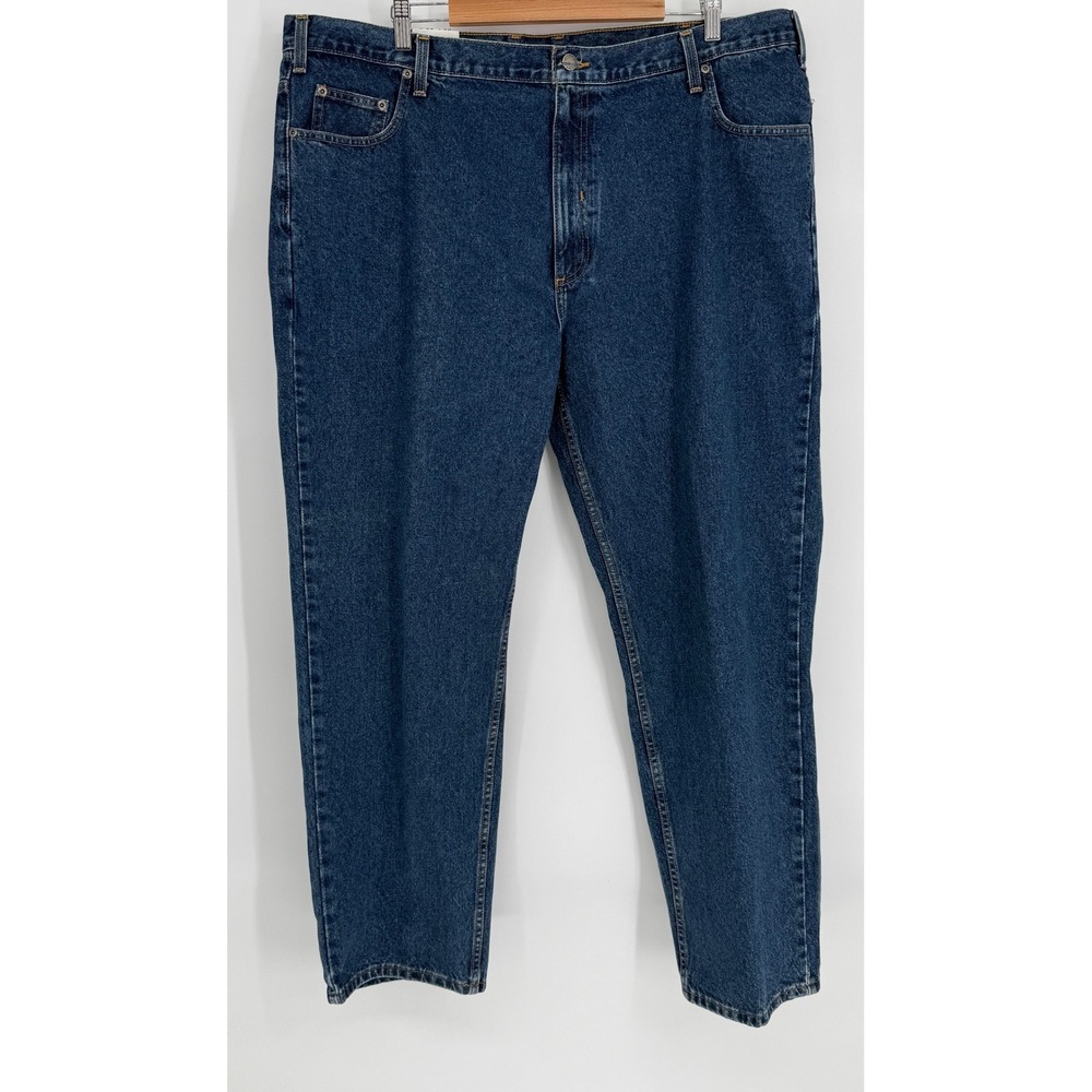 Members Mark Mens Relaxed Fit Jeans Medium Wash Blue Denim Sz 44x32 NEW